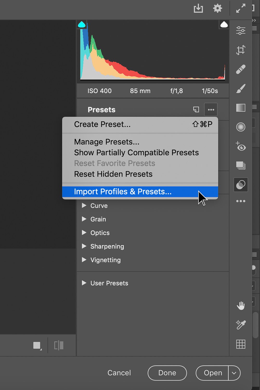 How to Use Presets Photoshop