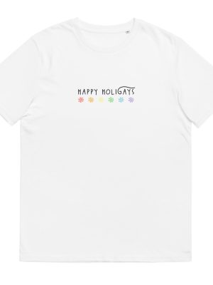 Happy HoliGays Shirt Organic White